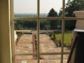 Staircase window view