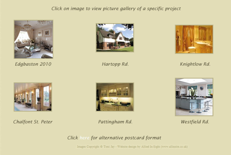 Project Gallery Menu